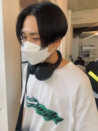 メンズ fifth所属・センターパート／マッ シュ／パーマ　あさみのヘアスタイル