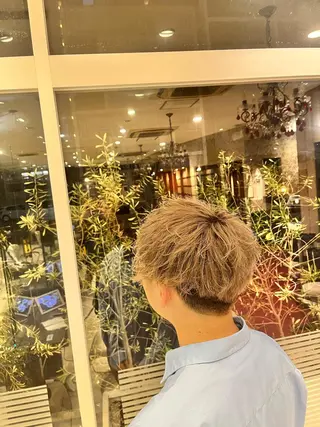 カラー メンズ 縮毛/髪質改善 上野颯太のヘアスタイル