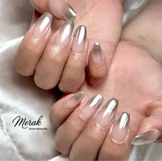 ネイル Kurobuchi パラジェル長さだしのネイルデザイン