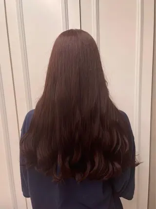 セミロング カラー ヘアアレンジ 透明感/艶髪/💖 トレンドスタイル💖のヘアスタイル