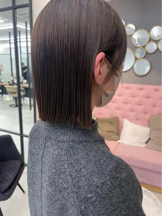 ショート ボブ/縮毛矯正/艶髪 /さのまなみのヘアスタイル