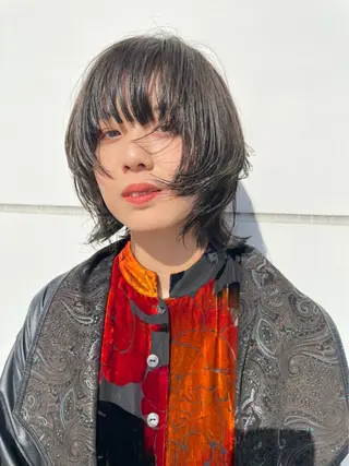 ミディアム カラー ショートボブ /綾華のヘアスタイル