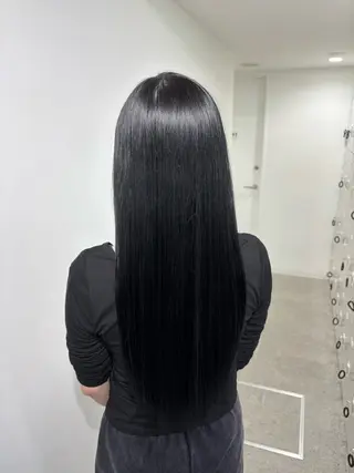 ロング カラー 韓国風レイヤー透明感 艶髪カラー/岡田悠希のヘアスタイル