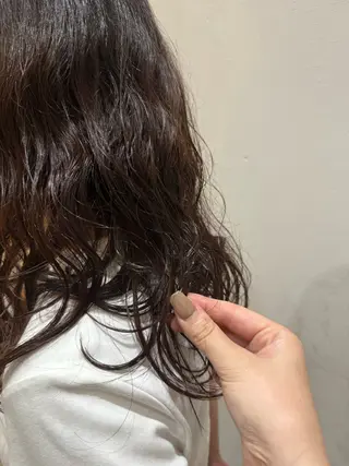 ミディアム パーマ Dipe所属・平松 和泉のヘアスタイル