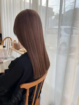 ロング 松本 華林のヘアスタイル