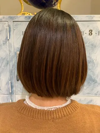 ショート 髪質改善/縮毛矯正 ツヤ髪🩷さつきのヘアスタイル