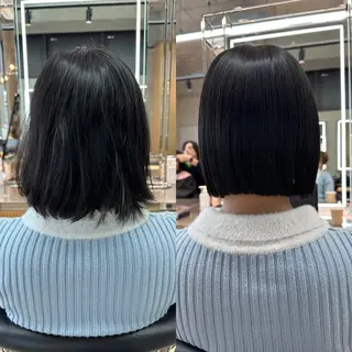 ミディアム ✨髪質改善特化✨副 店長椎葉信乃介のヘアスタイル