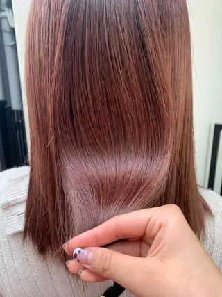 ミディアム カラー Kureha/ネイル トレンドヘアのヘアスタイル