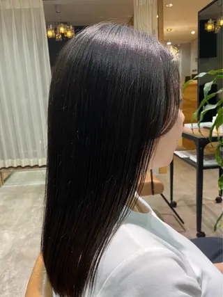 セミロング 中尾 愛里奈のヘアスタイル