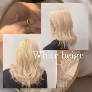 セミロング カラー ヘアアレンジ eN°byyoureshair所属・🎀トップスタイリ スト湯川響🎀のヘアスタイル