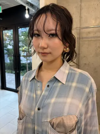 ロング ヘアアレンジ NOUN所属・eri kinjoのヘアスタイル