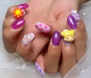 セミロング miiiiiking-nail所属・賀城 美幸のネイルデザイン