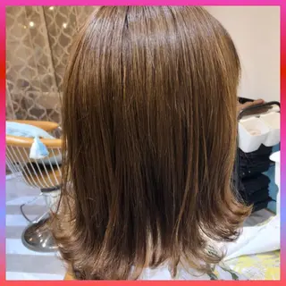 ミディアム 髪質改善縮毛矯正 リピートNo.1米倉のヘアスタイル