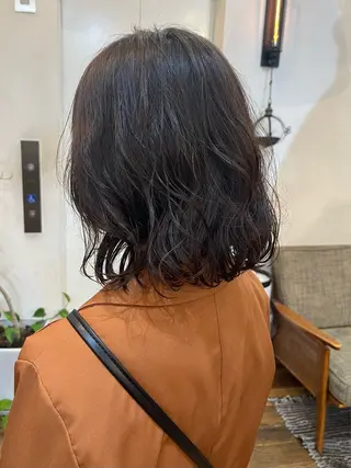 ミディアム パーマ rise /メンズカットのヘアスタイル