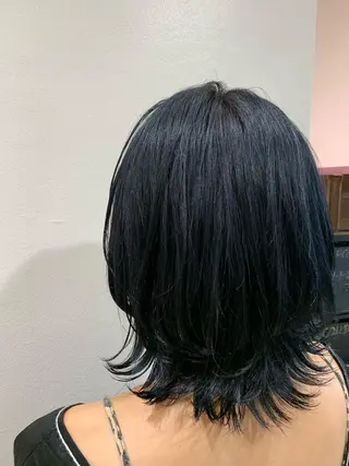 ミディアム カラー 山崎 澪 レイヤーカット/大宮のヘアスタイル