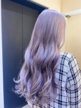 ロング カラー 艶ピンク*ヘアセット 🌙shioriのヘアスタイル