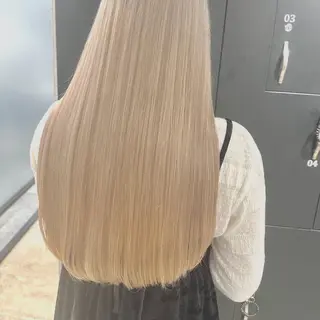 ロング カラー ハイトーン･髪質改善 MIOKAのヘアスタイル