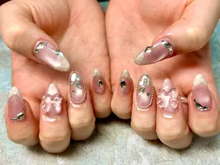 ネイル Queennail 北堀江megumiのネイルデザイン