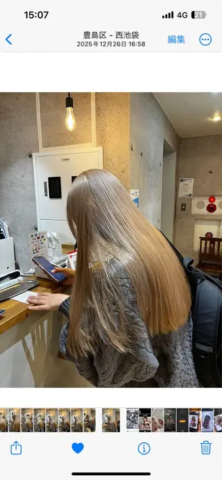 ロング rina 🤍のヘアスタイル