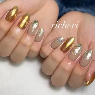 ミディアム ネイル richeri beautyのネイルデザイン