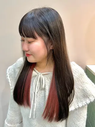 ロング カラー 似合わせカラー／ 松岡茉和🐼🌈🌟のヘアスタイル