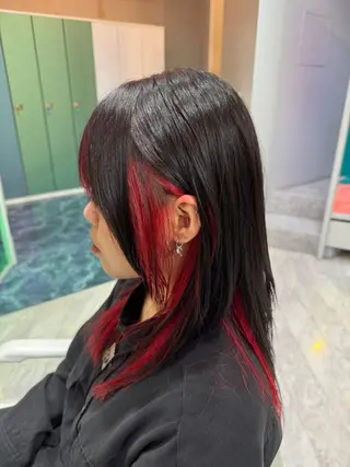 ロング メンズ/レイヤー/ 高田優のヘアスタイル