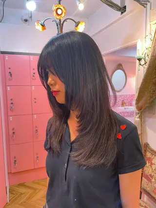 ミディアム suzu /フリーランス吉祥寺のヘアスタイル