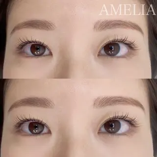 アイブロウ AMELIA Rikakoのマツエク・マツパデザイン