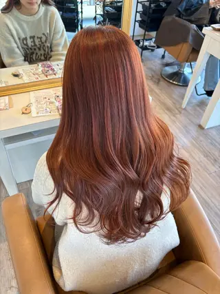 ロング ブリーチなしWカラー レイヤー/Rickyのヘアスタイル