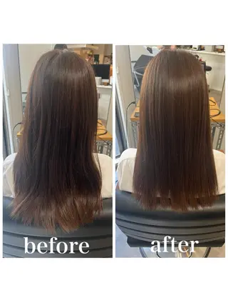 セミロング OFF YUYAのヘアスタイル