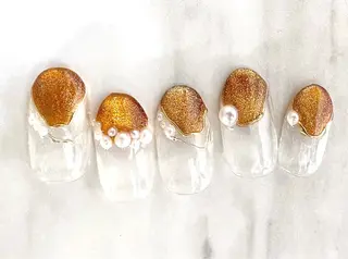 ロング プティリボン 武蔵小金井店のネイルデザイン