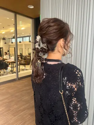 ヘアアレンジ 名駅セット/オトナ 女子🦋Wakanaのヘアスタイル