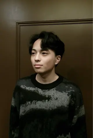 ミディアム 窪田 力也のヘアスタイル