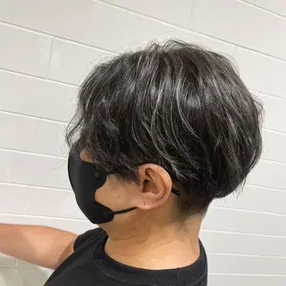 ショート カラー メンズ lien ヒジリのヘアスタイル