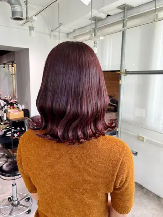 ミディアム カラー モテヘア/グレージュ /ボブ/前原汐🎐のヘアスタイル