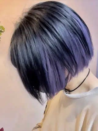 カラー FÜRSTIN所属・西村髪質改善 ブリーチ縮毛矯正のヘアスタイル