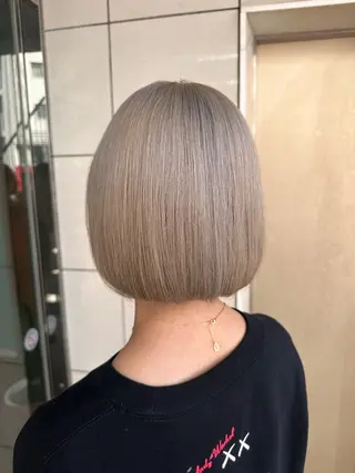 ショート カラー 🧸プルエクステ❤︎ ネイルKAO🧸のヘアスタイル