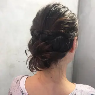 ミディアム カラー ヘアアレンジ stylist/蛯谷 珠里のヘアスタイル