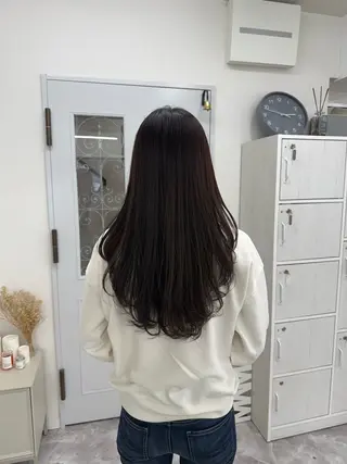 ロング 水尻 佑奈のヘアスタイル