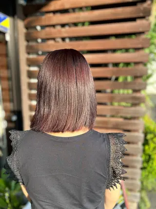 ミディアム 篠田 蒼のヘアスタイル