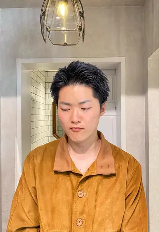 カラー メンズ お洒落カジュアル🍃 まなとのヘアスタイル