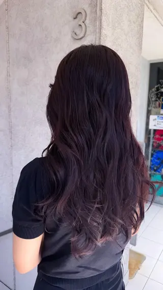 ロング カラー 椎葉 祐也のヘアスタイル