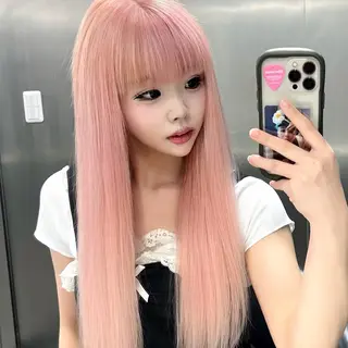 ロング カラー 梅田/韓国ヘア/ エクステ🤖ヒナのヘアスタイル