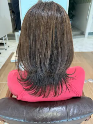 ミディアム カラー 透明感カラー/寒色系 /Mikuのヘアスタイル