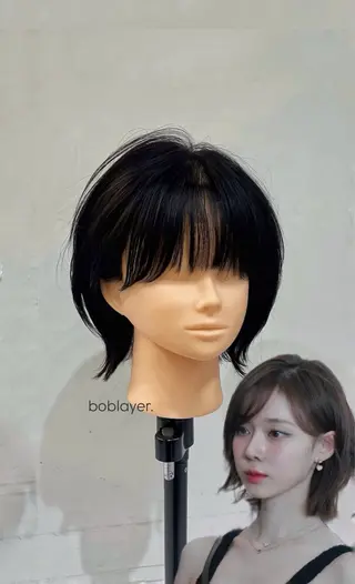 ミディアム 本城 紗良のヘアスタイル