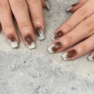 セミロング ネイル マツエク・マツパ REVIA_nail maiのネイルデザイン