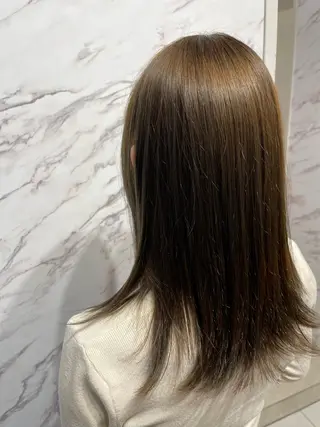 セミロング 西野 蓮のヘアスタイル