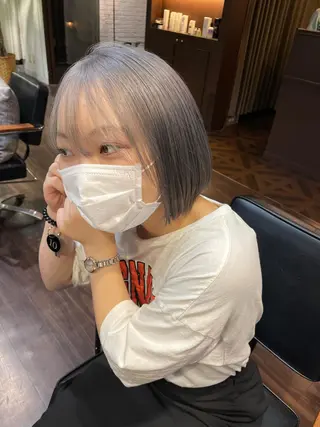 ショート オカモト ミユウのヘアスタイル