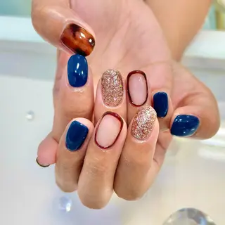 ネイル e+LUCIA NAIL関内店所属・花岡 佑紀のネイルデザイン