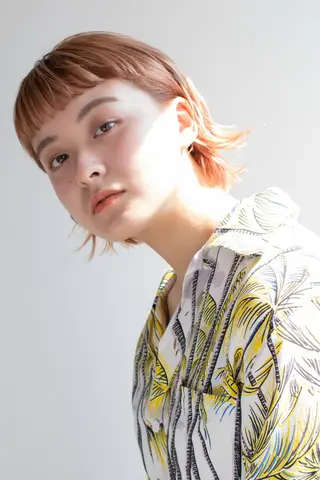 ミディアム カラー 中村 優太のヘアスタイル